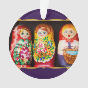 Adorno Coloridas muñecas Matryoshka
