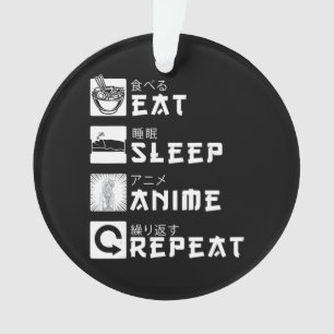 Adorno Coma el ánime dormido repetir amante japonés man
