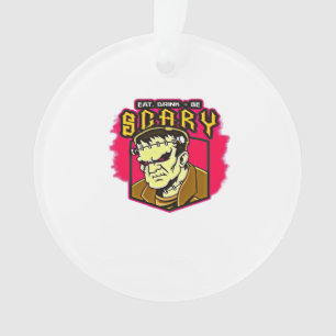 Adorno Come Bebe Y Sé Espantoso Frankenstein Halloween Cr