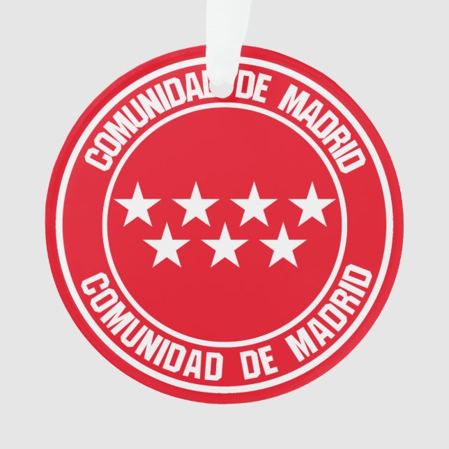 Adorno Comunidad de Madrid (Anverso)