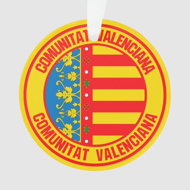Adorno Comunitat Valenciana Round Emblem (Anverso)