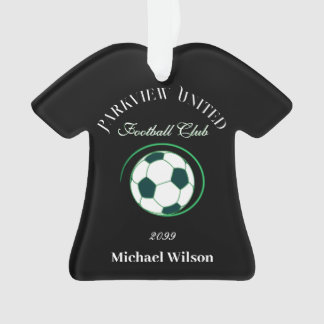 Adorno con forma de camiseta del club de fútbol