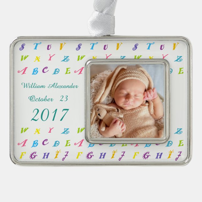 Adorno Con Marco HAMbyWG - Ornamento - Bebé (Anverso)