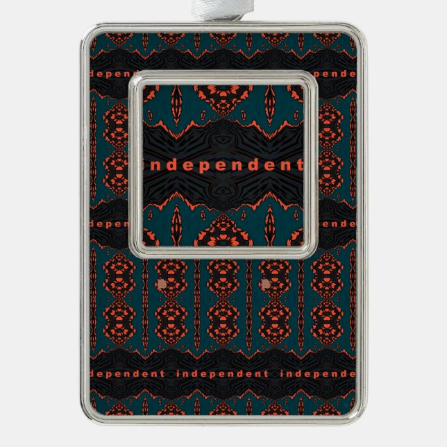 Adorno Con Marco Independiente y orgulloso (Anverso)