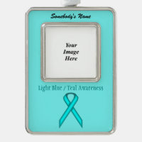 Lt Blue/Verde azulada Standard Ribbon Tmpl(V-O) de