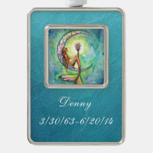 Adorno Con Marco Ornamento conmemorativo de Sirena Luna - Personali