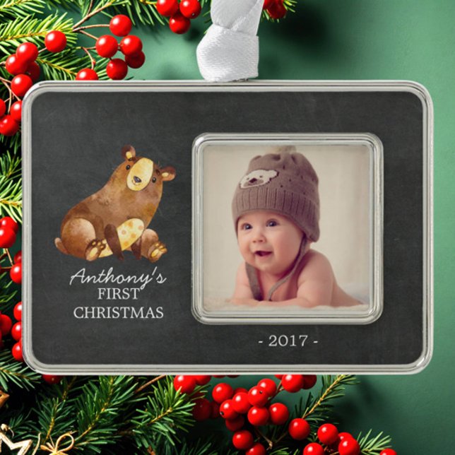 Adorno Con Marco Ornamento fotográfico de los primeros Navidades de (Subido por el creador)