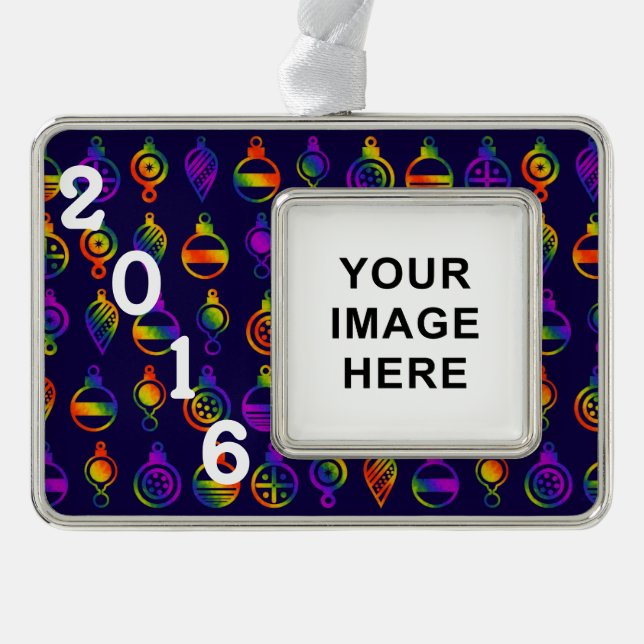 Adorno Con Marco Ornamentos Trippy (Anverso)
