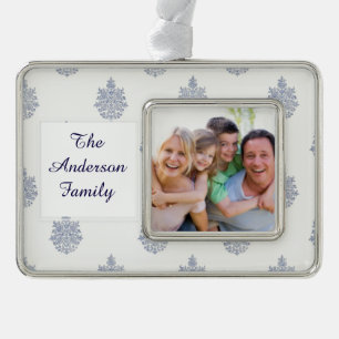 Adorno Con Marco Patrón de papel tapiz floral