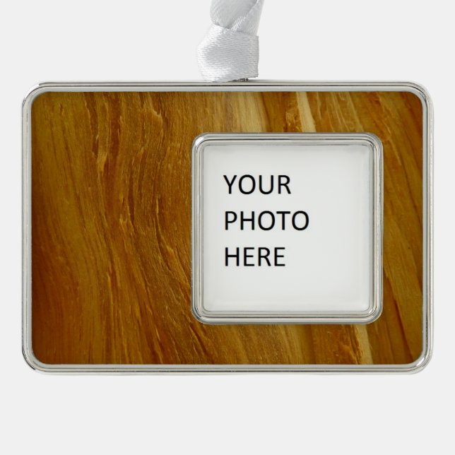 Adorno Con Marco Pine Wood II Faux Wooden Textura (Anverso)