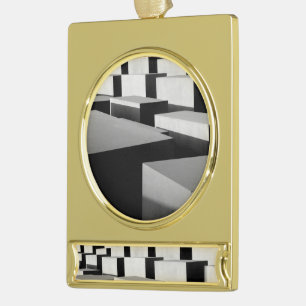 Adorno Con Rótulo Dorado Cubos de Berlín