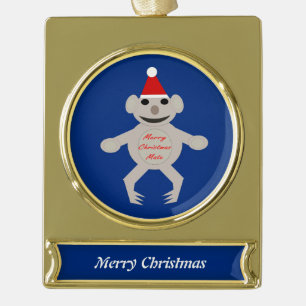 Adorno Con Rótulo Dorado Navidades australianos Koala Bear Personalizado Or