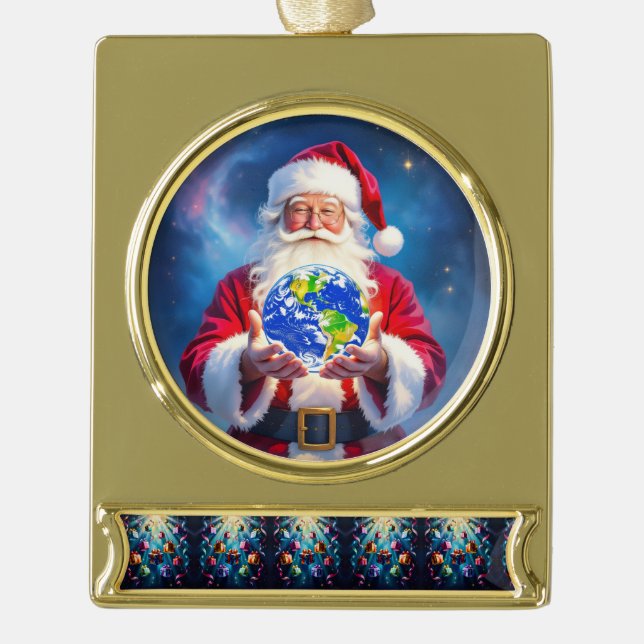 Adorno Con Rótulo Dorado Weihnachtliche Harmonie“159 (Anverso)