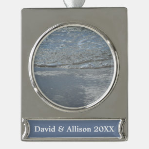 Adorno Con Rótulo Plateado Aplausos de agua en la fotografía abstracta de la