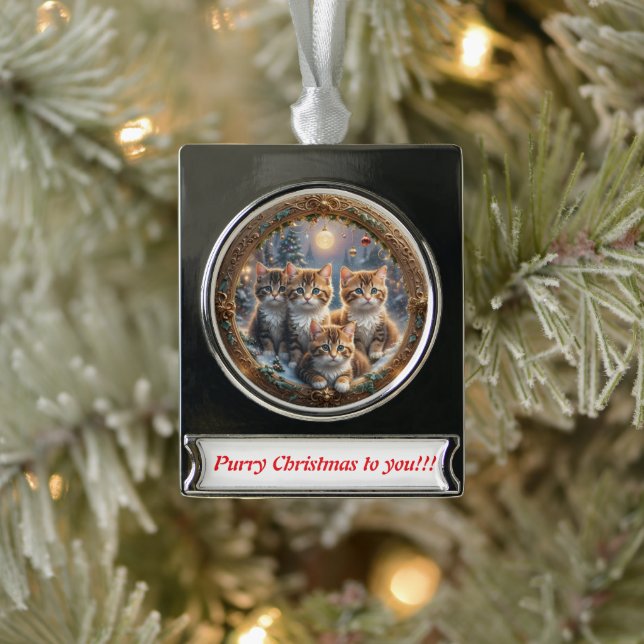 Adorno Con Rótulo Plateado Arte ai de navidades puros (Árbol)