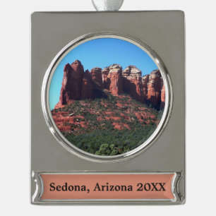 Adorno Con Rótulo Plateado Coffee Pot Rock II en Sedona Arizona