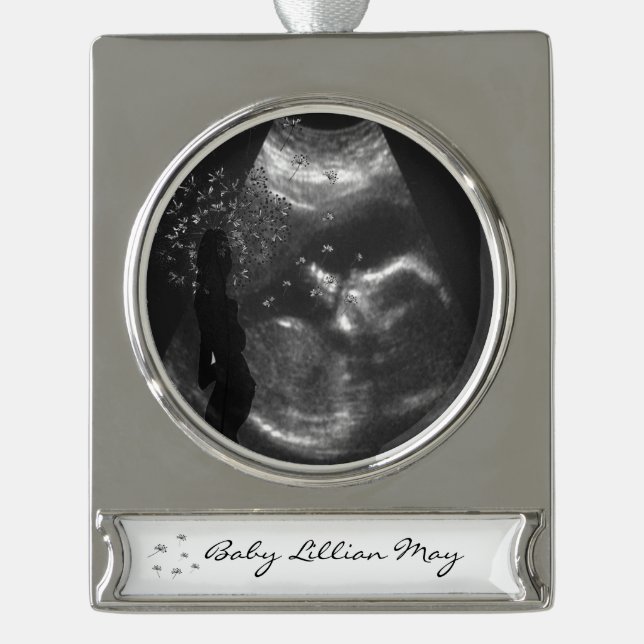 Adorno Con Rótulo Plateado El amor dentro (Anverso)