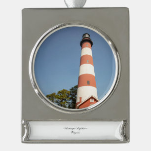Adorno Con Rótulo Plateado Faro de Assateh