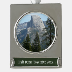 Adorno Con Rótulo Plateado Half Dome desde Panorama Trail I