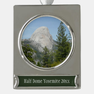 Adorno Con Rótulo Plateado Half Dome desde Panorama Trail II