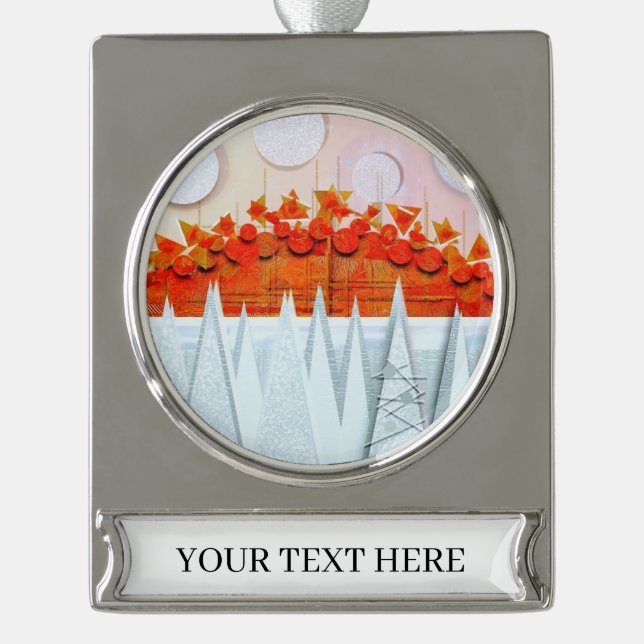 ADORNO CON RÓTULO PLATEADO JESSICA ANNE FRANK "WINTER"  (Anverso)