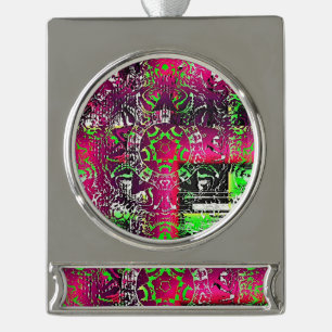 Adorno Con Rótulo Plateado Mi Nombre No Es Donna