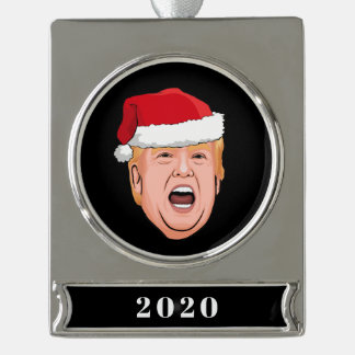 Adorno Con Rótulo Plateado Navidades DONALD TRUMP