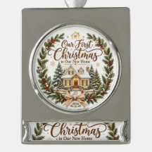 Nuestro Primer Navidad en Nuestra Nueva Casa Adorn