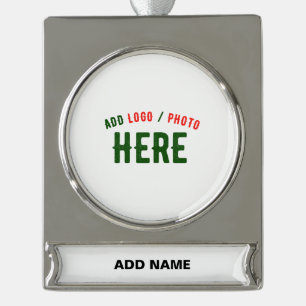 ADORNO CON RÓTULO PLATEADO PERSONALIZABLE MODERNO ESTILO BLANCO VERIFICADO MA