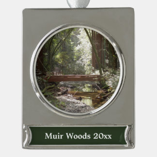 Adorno Con Rótulo Plateado Puente Muir Woods II