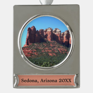 Adorno Con Rótulo Plateado Roca de café II en Sedona Arizona