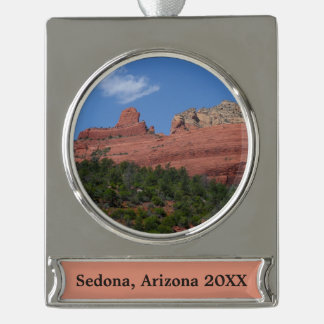 Adorno Con Rótulo Plateado Rock de barco de vapor en Sedona Arizona Photograp