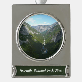 Adorno Con Rótulo Plateado Valle de Yosemite en el Parque Nacional de Yosemit