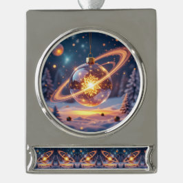 Adorno Con Rótulo Plateado „Weihnachtliche Harmonie“