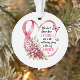 Adorno conciencia del cáncer de mama de fuerte elección