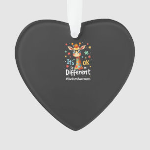 Adorno Concienciación sobre el autismo Jirafa animal lind