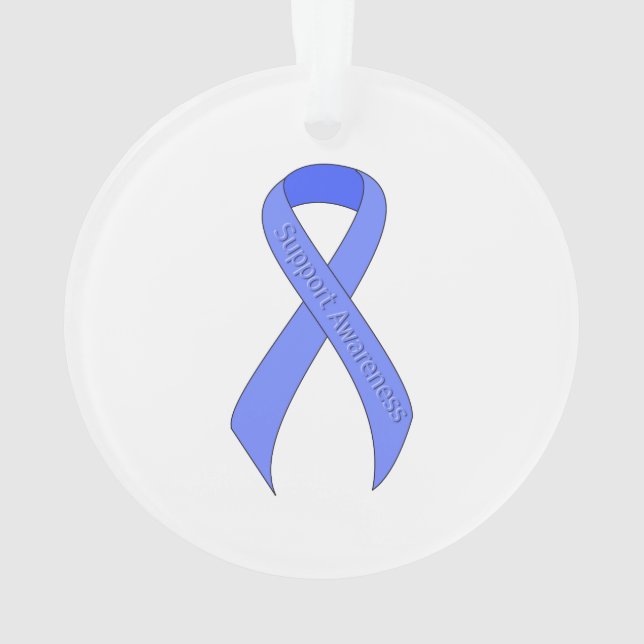Adorno Concienciación sobre el soporte de cinta azul (Reverso)