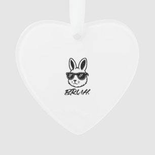 Adorno Conejo de Pascua Bruh Gafas de sol Divertido Meme 