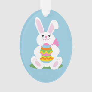 Adorno Conejo de Pascua  Huevo