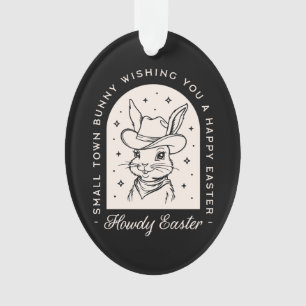 Adorno Conejo feliz de Pascua divertido tema oscuro occid
