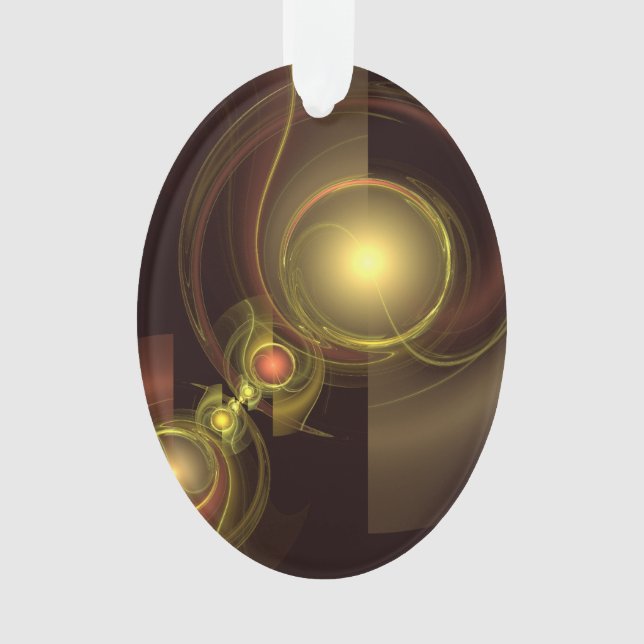 Adorno Conexión íntima Resumen Arte Óvalo acrílico (Anverso)