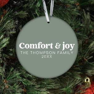 Adorno Confort y alegría para los Navidades modernos mini
