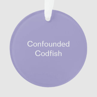 Adorno Confounded Codfish Ornament