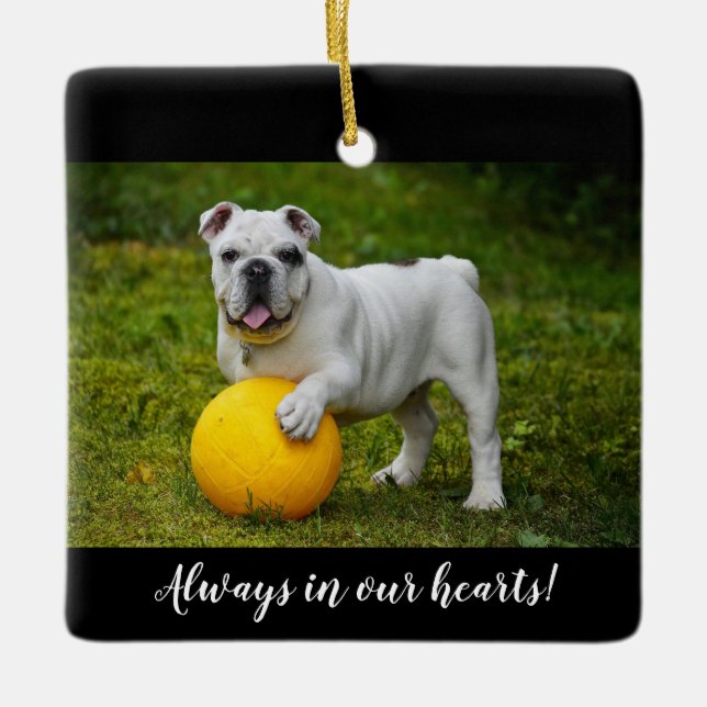 Adorno conmemorativo de foto - Siempre en nuestros (Anverso)