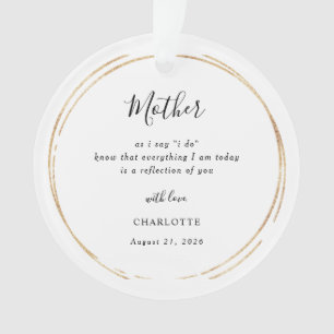 Adorno conmemorativo para la madre de la novia