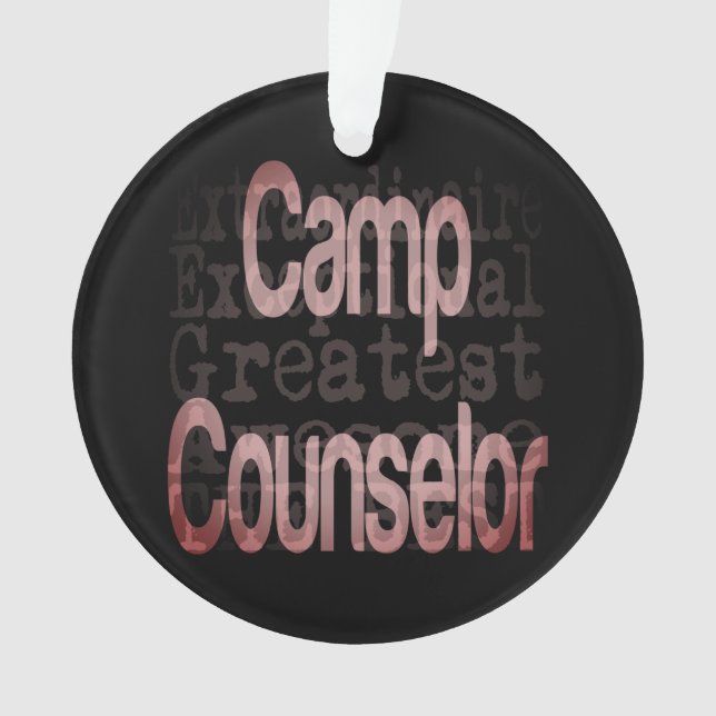 Adorno Consejero del campamento Extraordinaire (Anverso)