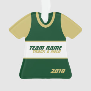Adorno Control y equipo de campo ejecutando camiseta