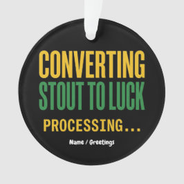 Adorno Convirtiendo Stout en Procesamiento de Suerte Dive
