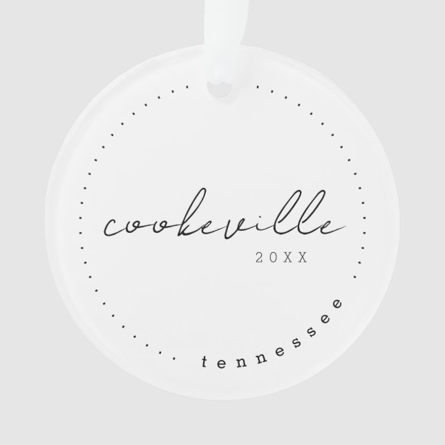 Adorno Cookeville Tennessee TN Travel Estados Unidos (Anverso)