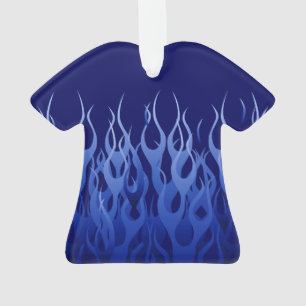 Adorno Cool Blue Racing Flames